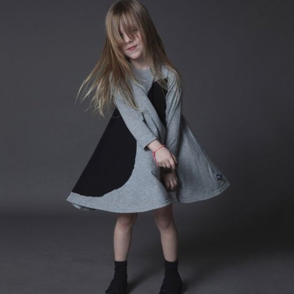 Nununu Circle 360 Dress Heather Grey - Picture 2 of 3